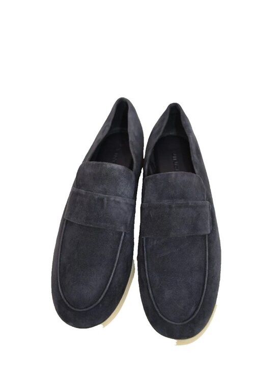 $330 VINCE BIG SUR SLIP-ON SOFT SUEDE LOAFER SHOES BLUE INK 